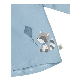 Raglanshirt langarm Waschbär