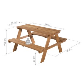 Kindersitzgarnitur Outdoor +, teak  Outdoor +