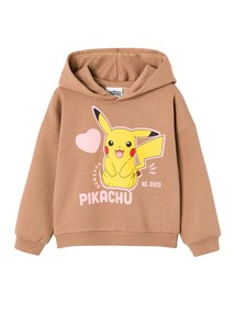 Kapuzensweatshirt Mädchen mit Pikachu-Motiv POKEMON