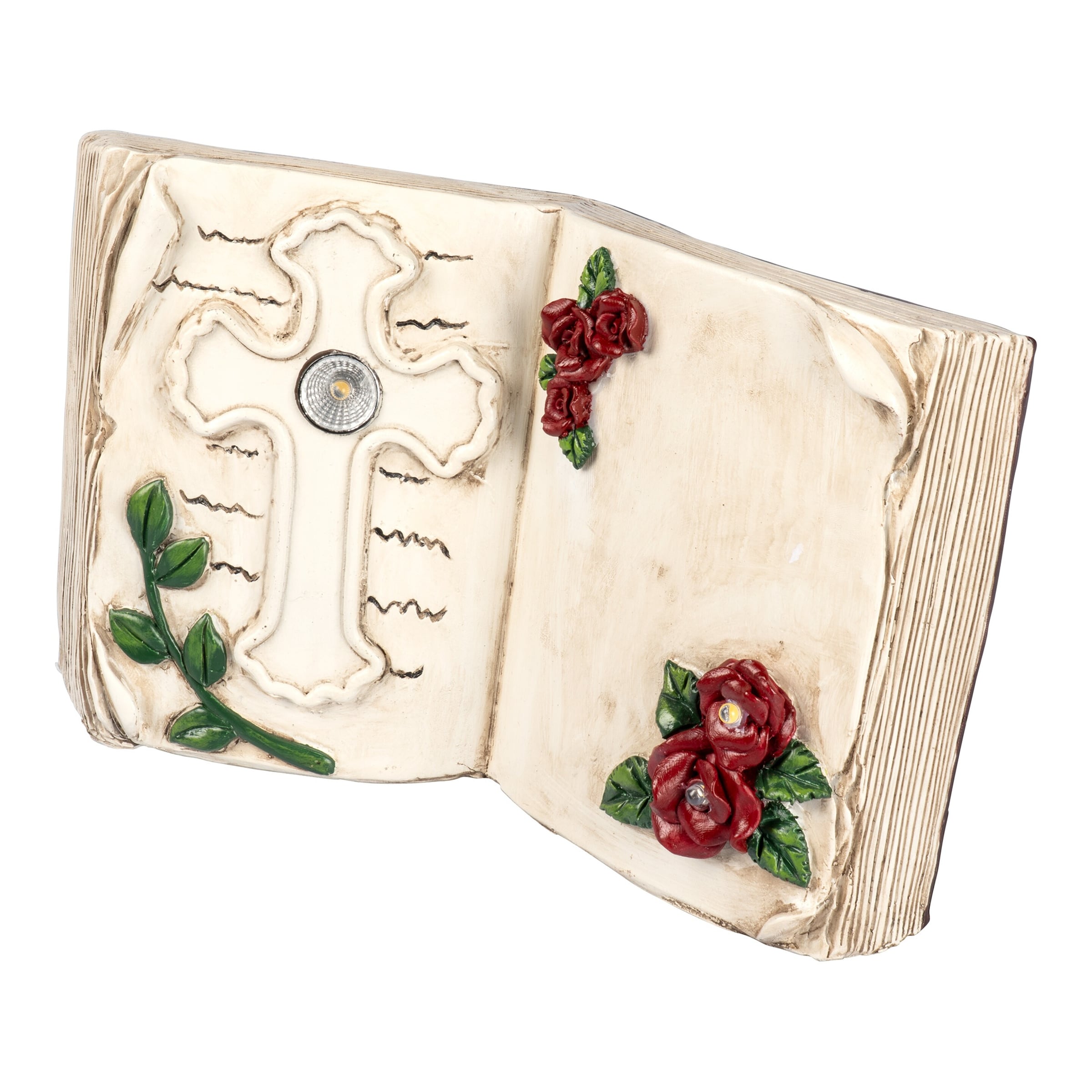 Solar-LED-Grabschmuck „Buch“