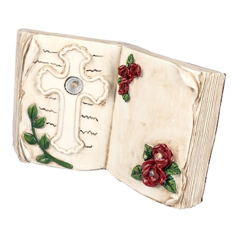 Solar-LED-Grabschmuck „Buch“