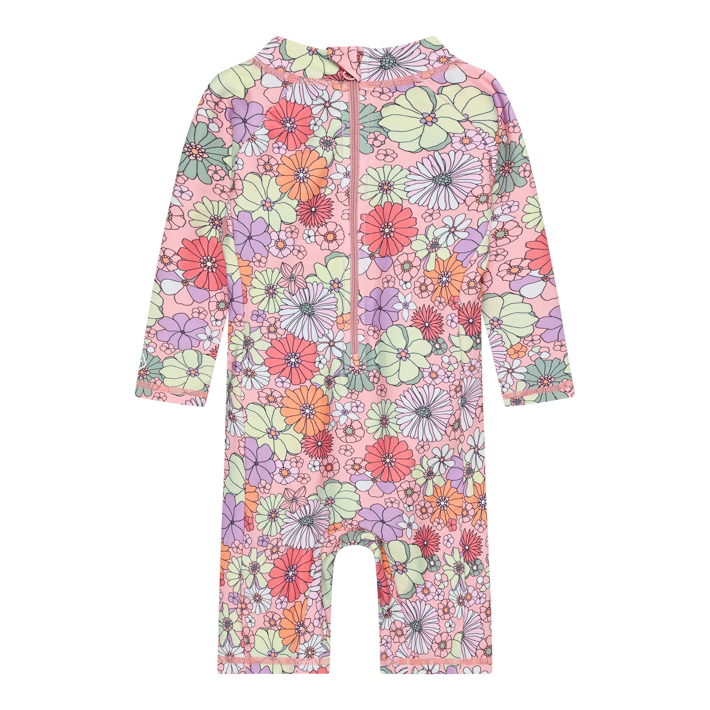 Colorkids Schwimmanzug lang mit UV-Schutz Blumen