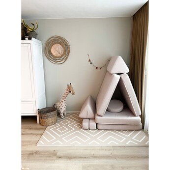 Puzzlematte Modern Blocks - Desert Sand