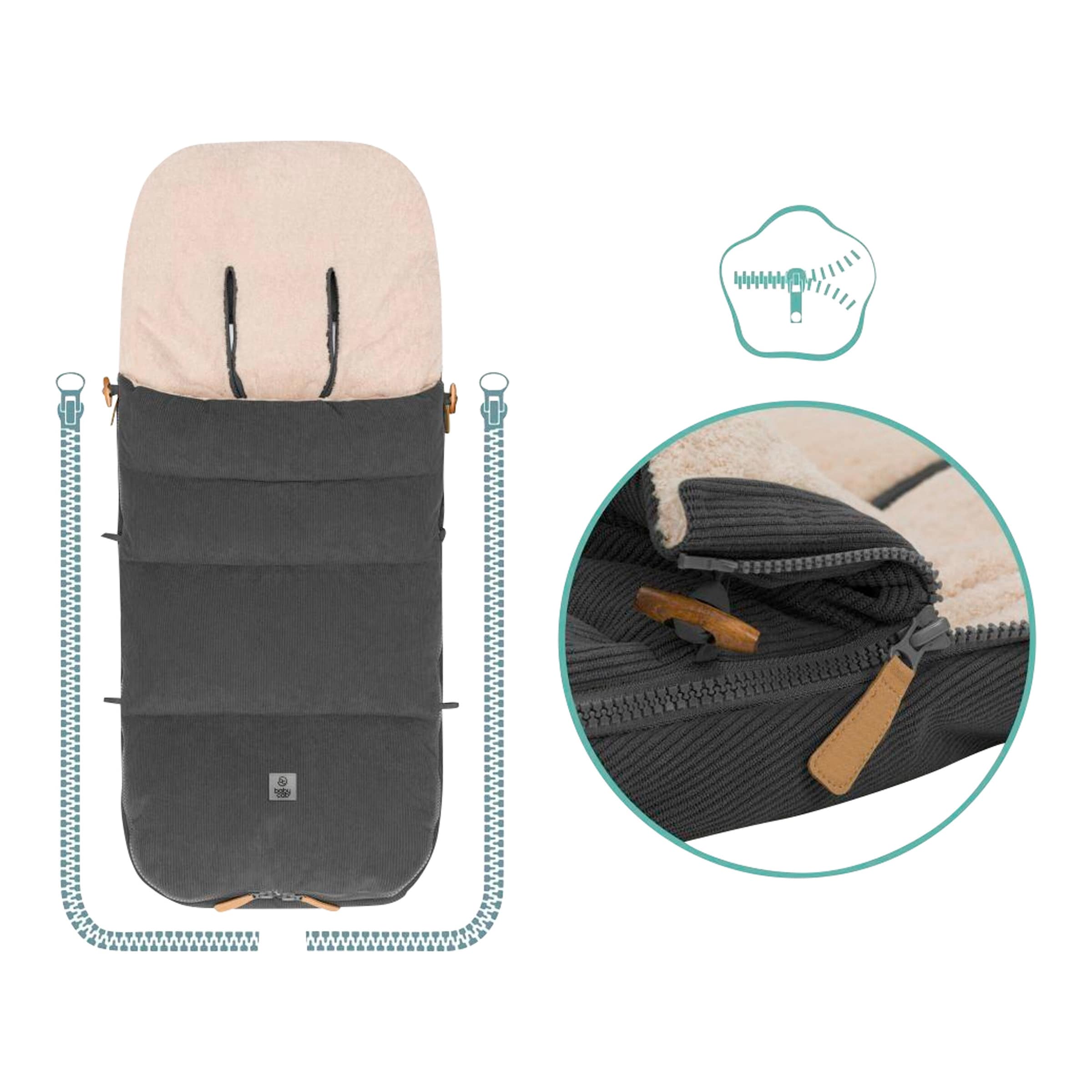 Winterfußsack Kemi Cord