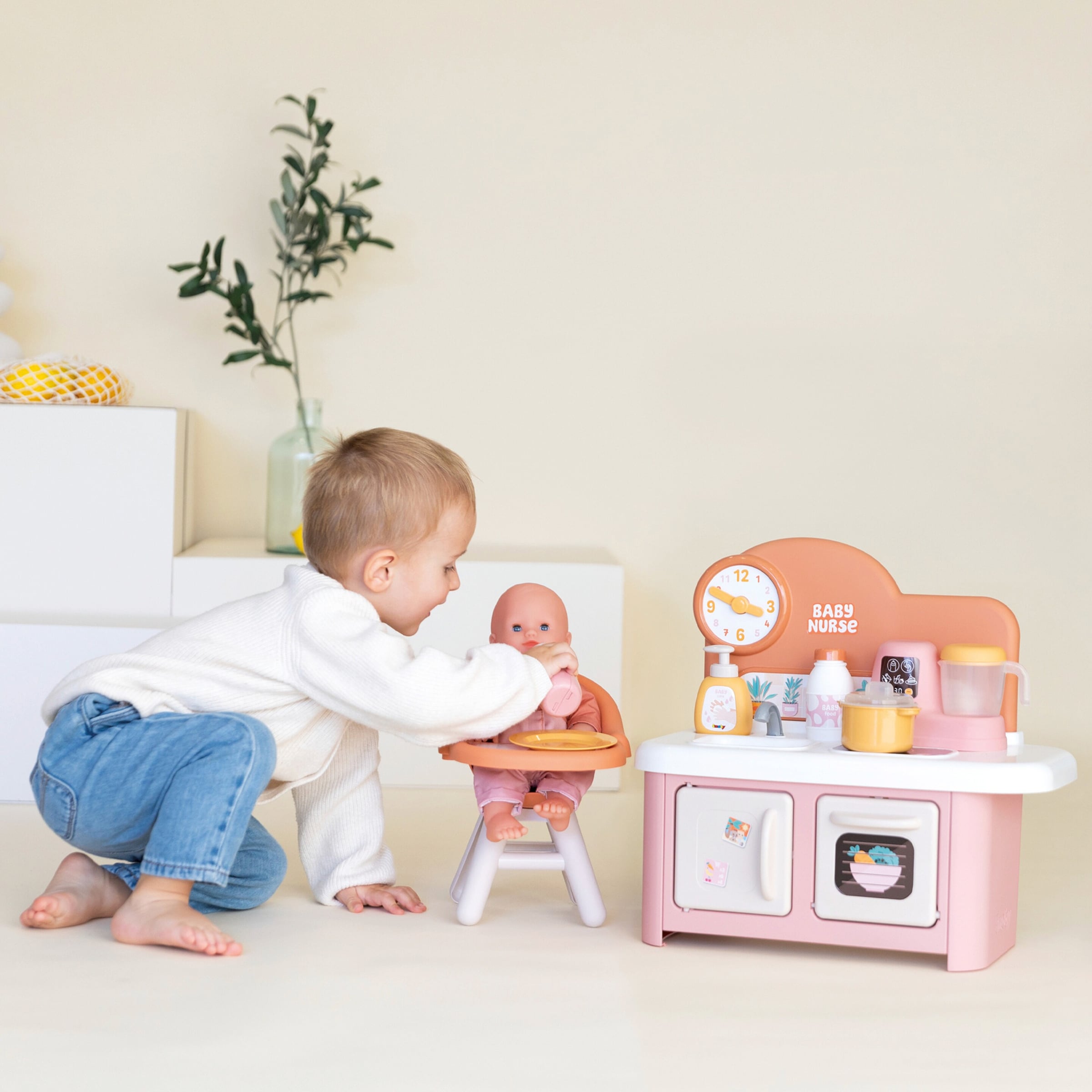 Puppenküche + Hochstuhl Baby Nurse