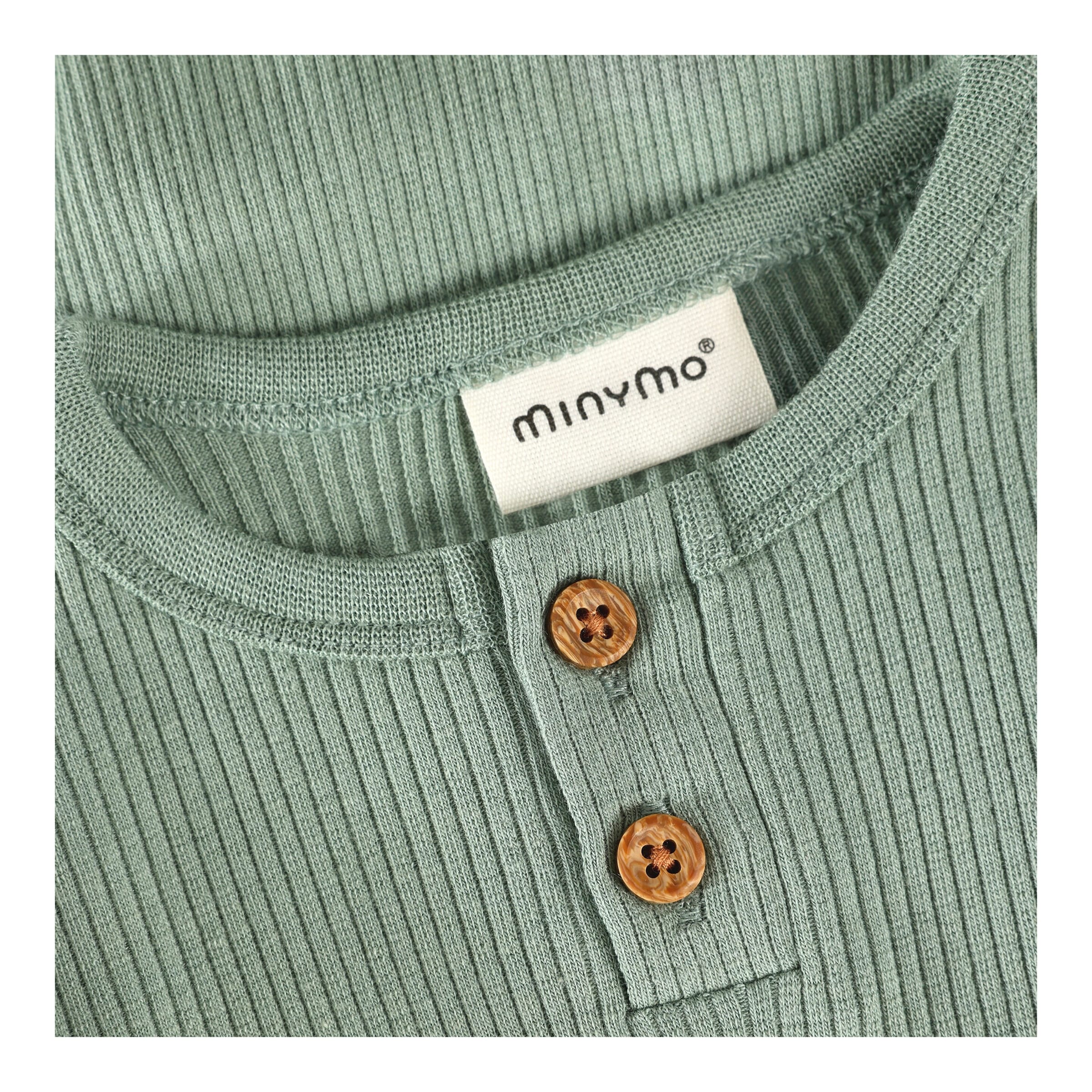 Henley-Body langarm Rippqualität