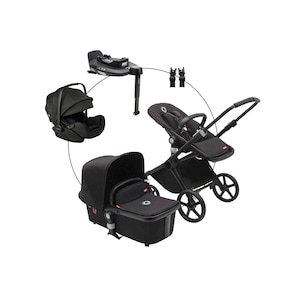 Kombikinderwagen Travel-Set inkl. Babyschale Otter, Isofix-Basis 360 Base und Adapter