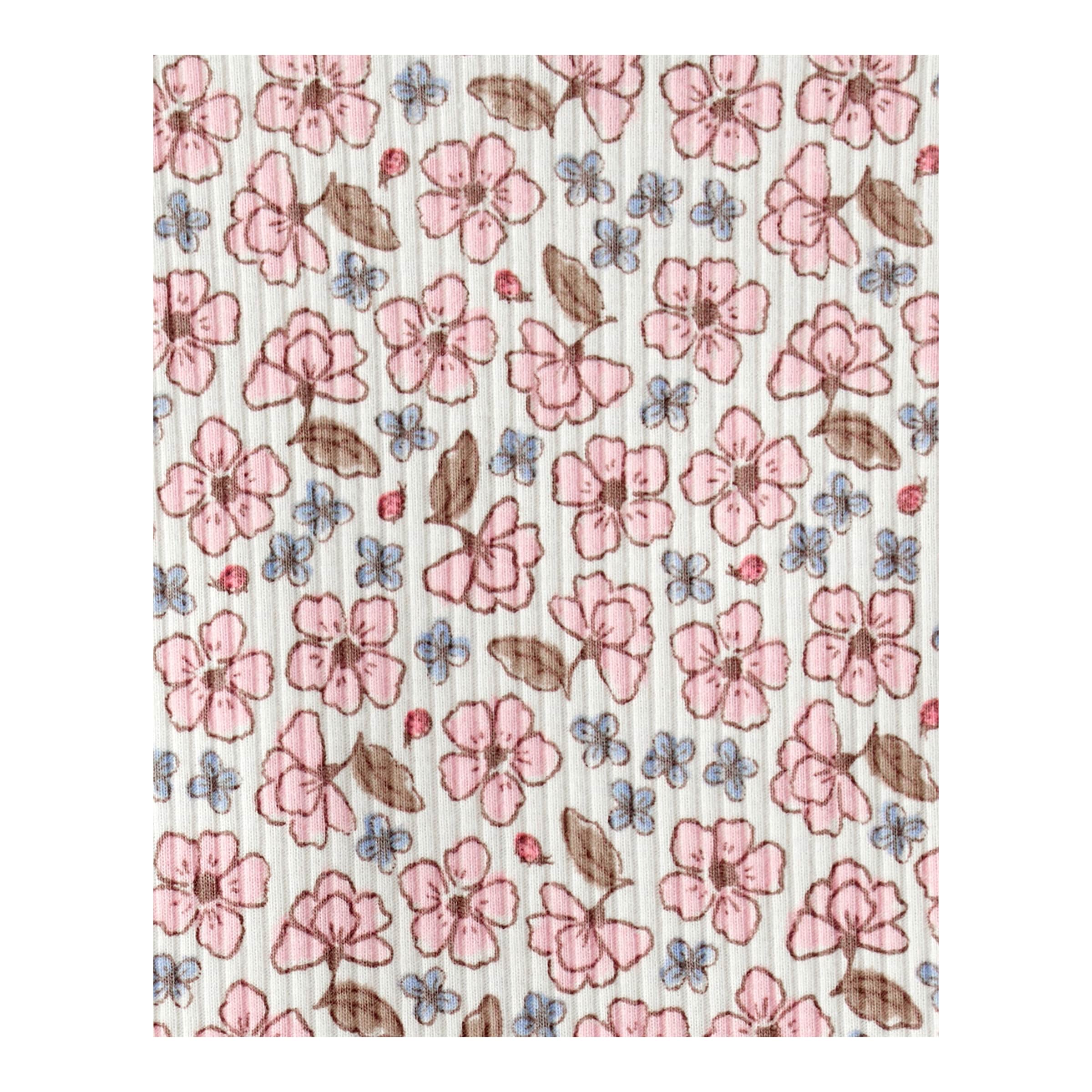 Carter's 2-tlg. Set Body kurzarm und Leggings Blumen Rippqualität