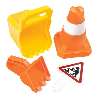Sandspielzeug-Set Baustelle