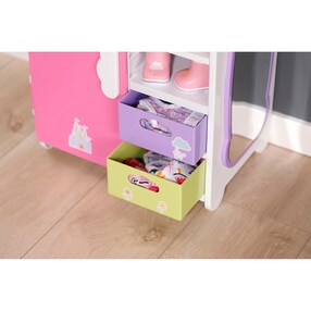 Puppen Schrank Regenbogen