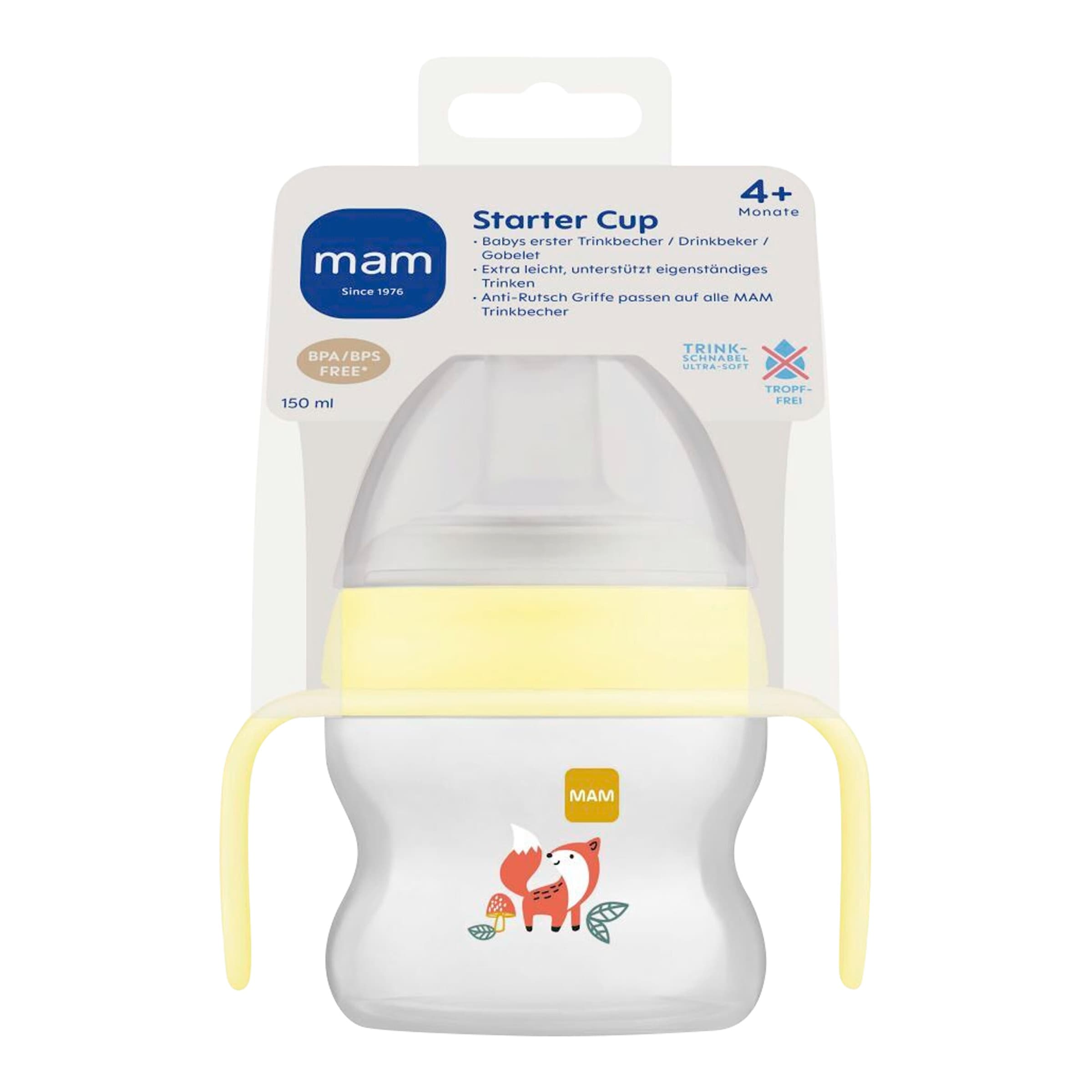Mam Trinklernflasche mit Griffen Starter Cup, 150ml, ab 4M