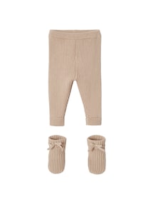 Baby-Set: Strickhose & Schühchen
