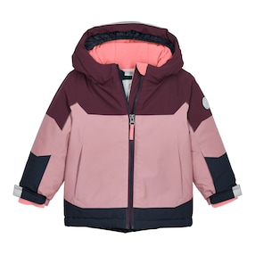 Winterjacke mit Kapuze Colorblock