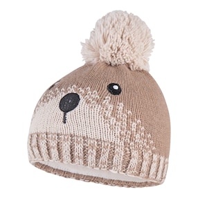 Winter-Strickmütze Bommel Bär