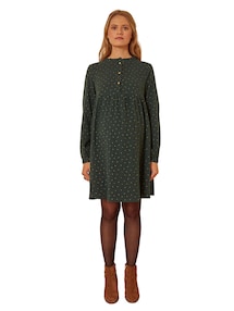 Bedrucktes Kleid für Schwangerschaft & Stillzeit, Musselin