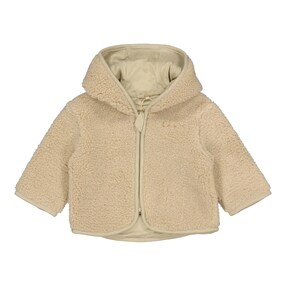 Plüschjacke mit Kapuze