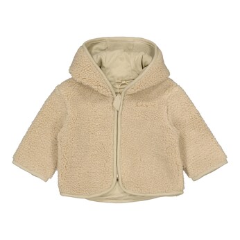 Plüschjacke mit Kapuze