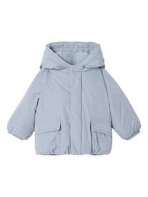Baby Steppjacke mit Kapuze und Fleecefutter