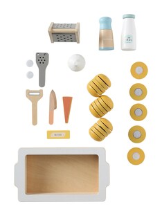 Kinder Kartoffelgratin-Set aus Holz FSC®