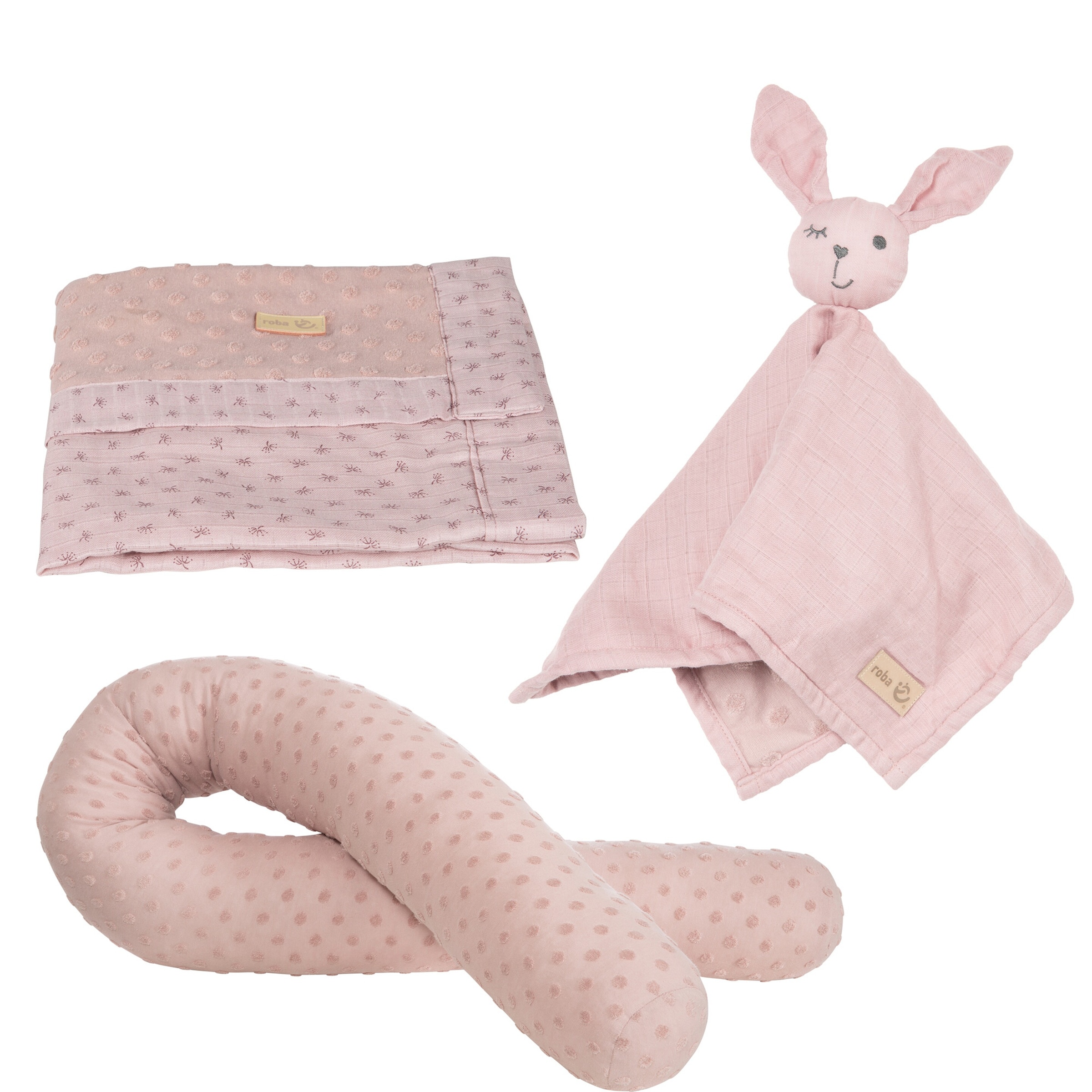 Roba Geschenkset Baby Kuscheln und Spielen Lil Planet rosa