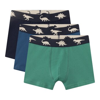 3er-Pack Boxershorts Dinos