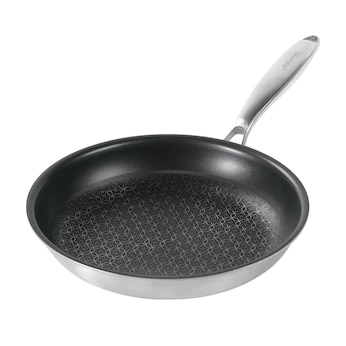 SILVERSTAR Edelstahlpfanne Bratpfanne 24 cm | ohne Deckel