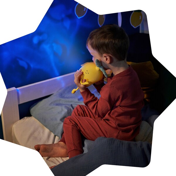 Badabulle - Nachtlicht mit Projektor Zitrone Basile | baby-walz