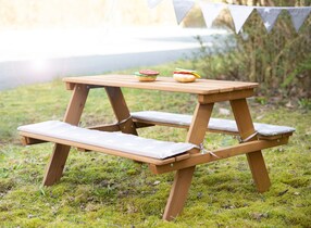 Kindersitzgarnitur Outdoor +, teak  Outdoor +