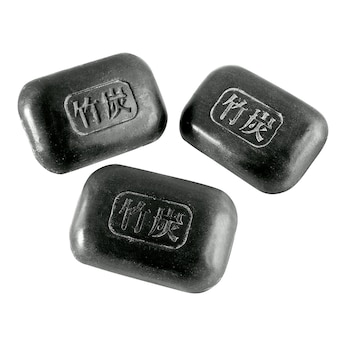 Savon au charbon actif, 3 pièces