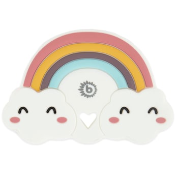 Beißring Silikon Regenbogen - ab Geburt