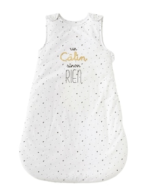 Baby Winterschlafsack STERNE, Ärmel abnehmbar