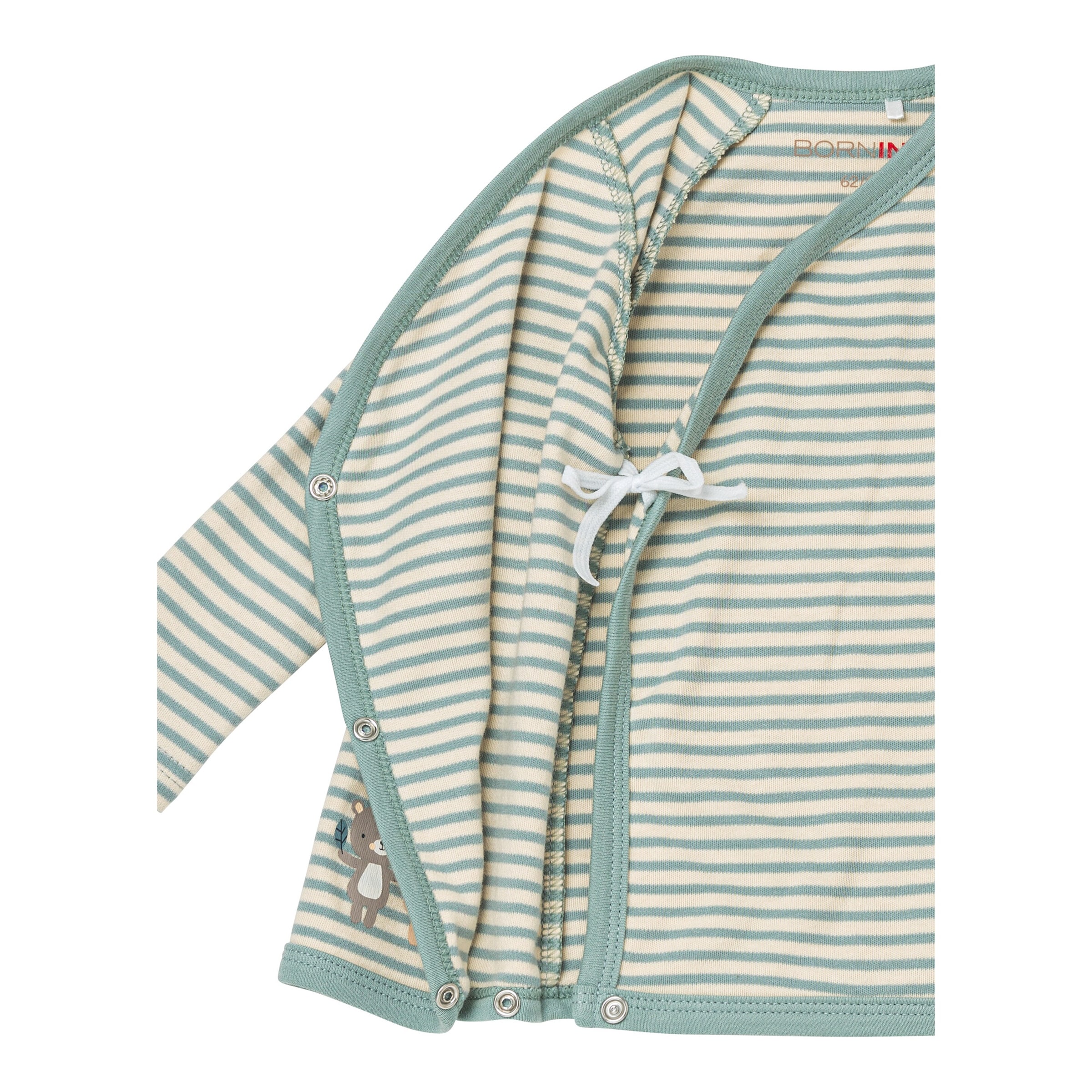 Wickelshirt langarm Ringel Bären
