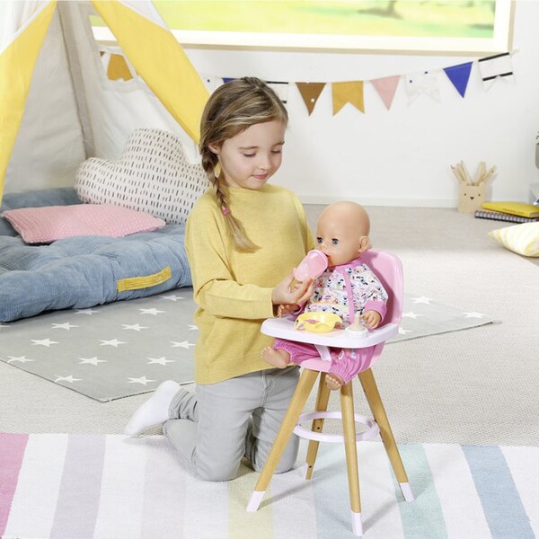 BABY born chaise haute pour poupées Table Feeding Chair, Commandez  facilement en ligne