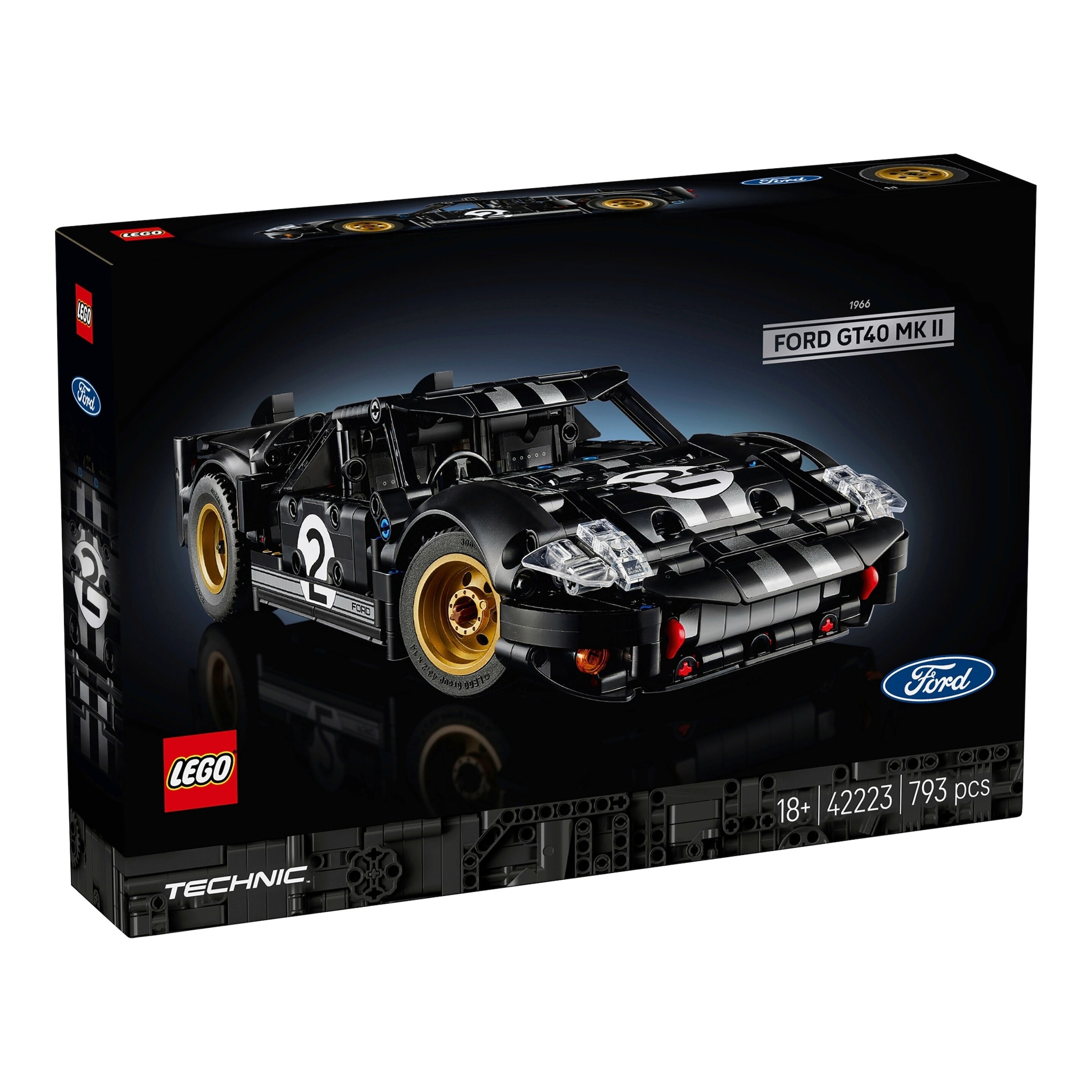 Lego® Technic 42223 1966 Ford GT40 MKII Rennwagen