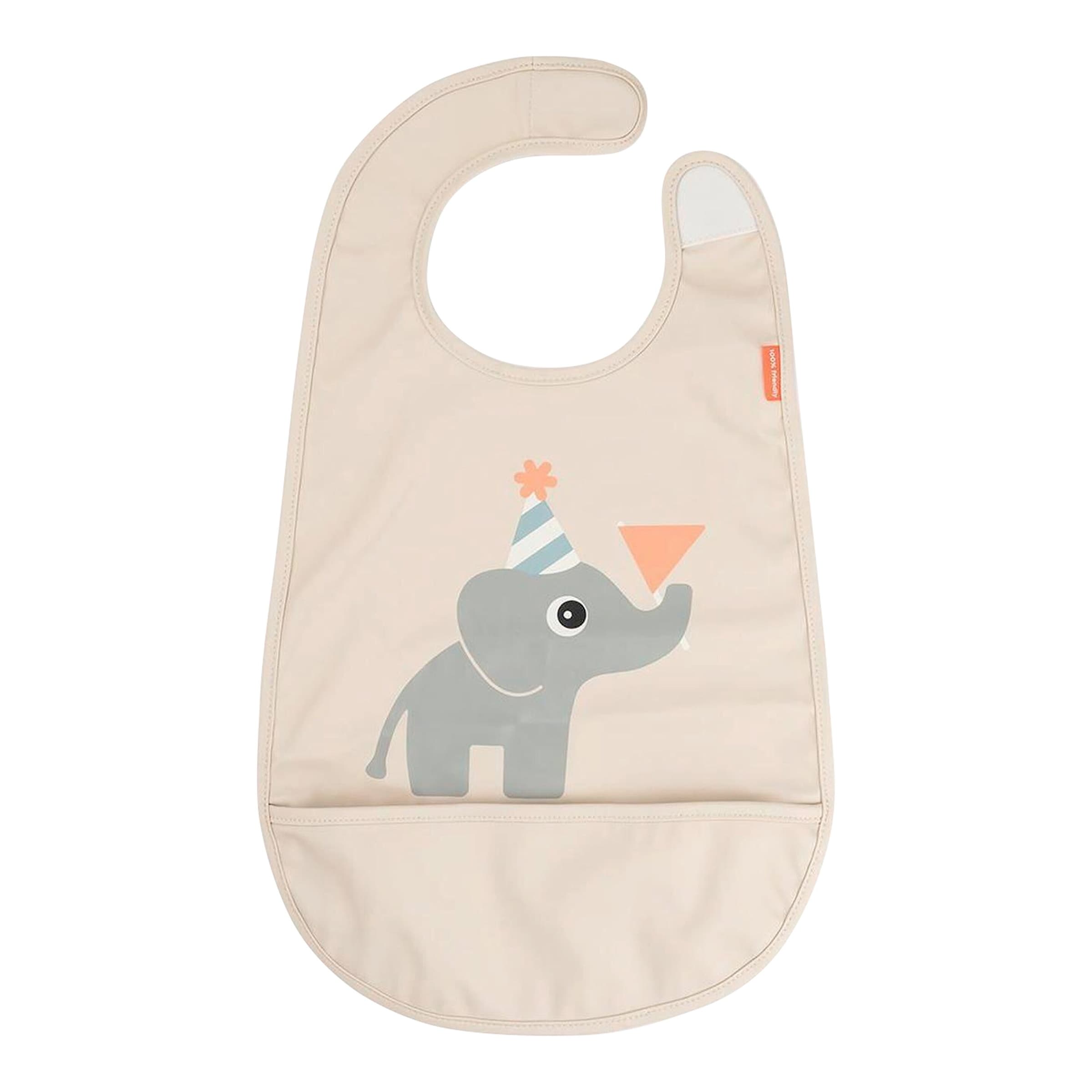 Bavoir avec fermeture velcro bébé Done by Deer Celebration
