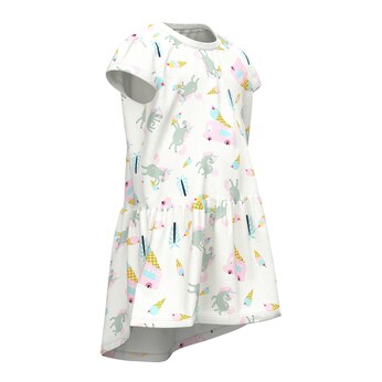 Kleid kurzarm Einhörner Eis