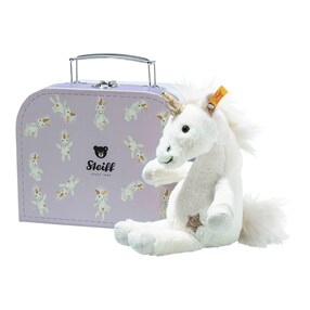 Kuscheltier Unica Einhorn im Koffer 20cm
