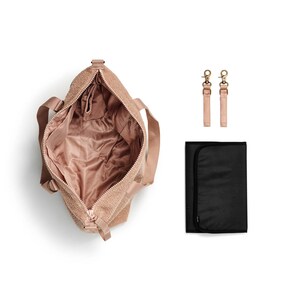 Wickeltasche - Soft Shell Pink Bouclé