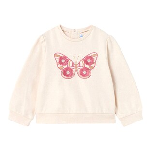 Sweatshirt Glitzer-Schmetterling