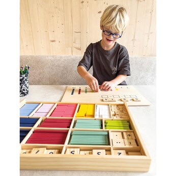 Lernbox Rechenstäbchen mit Zahlen Educate