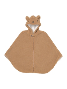 Baby Poncho mit Kapuze für Babyschale / Babytrage