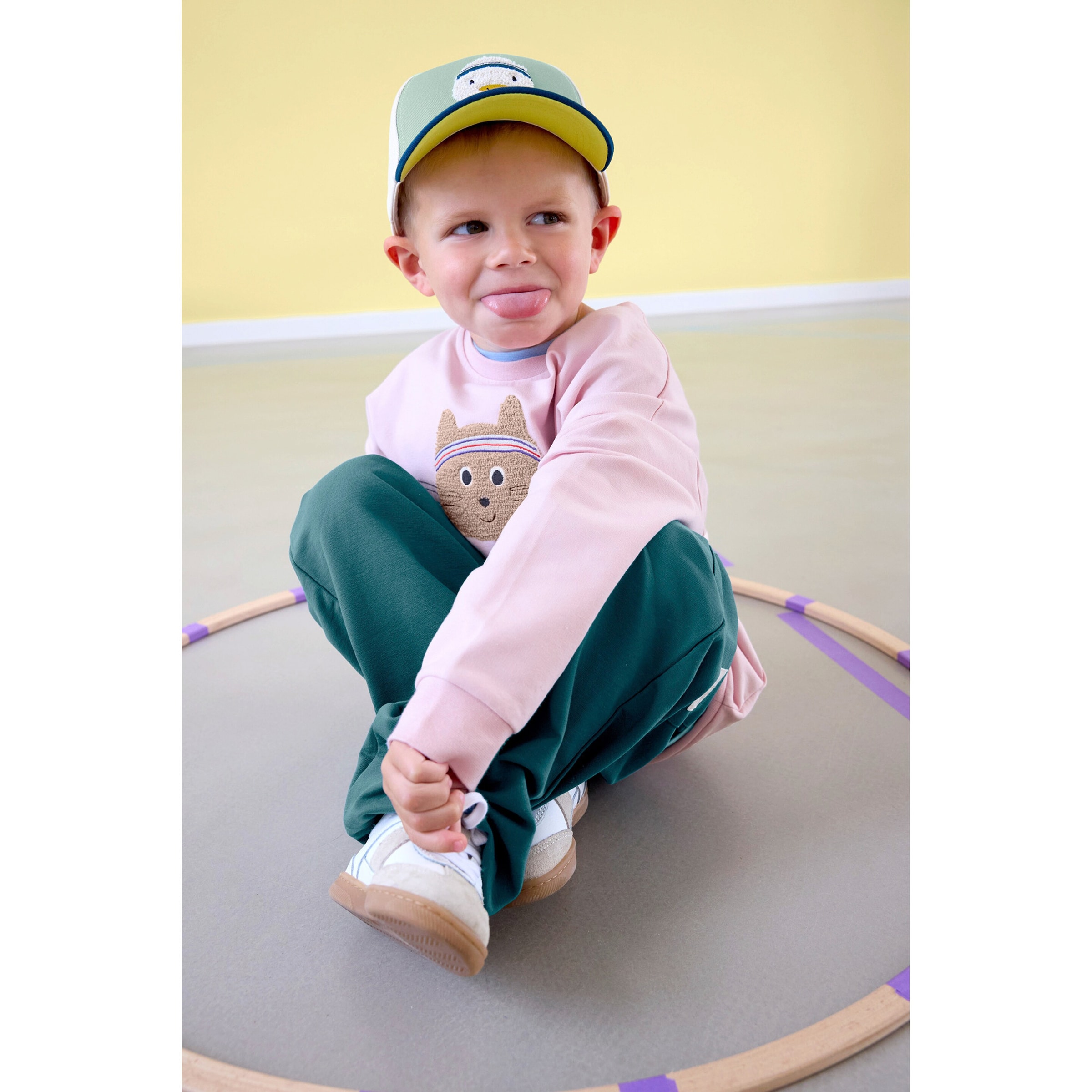 Thumbnail - Lässig Sweatshirt Katze