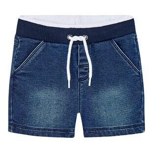 Jeans-Shorts mit Softbund