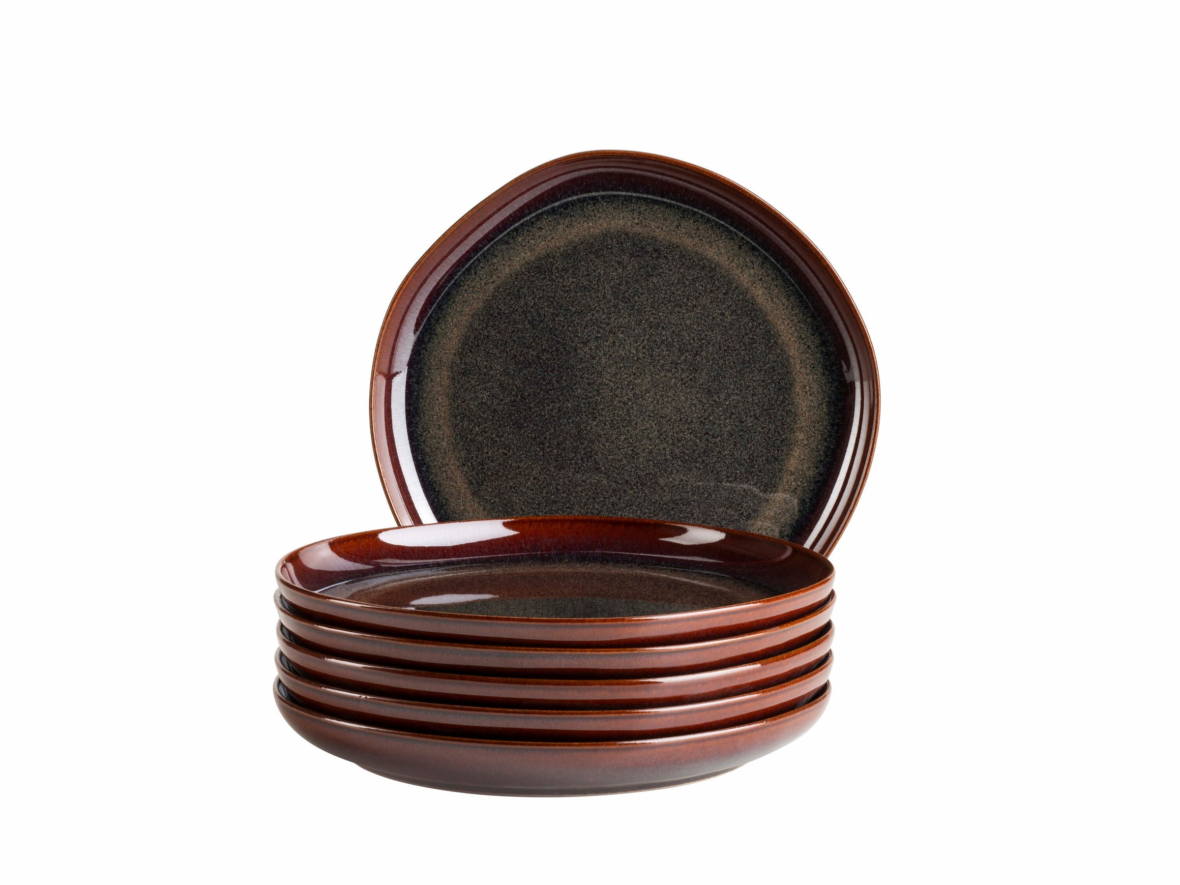 Dessertteller Set, Steinzeug Cordelia