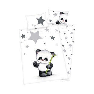 Bettwäsche Panda 40x60 / 100x135 cm