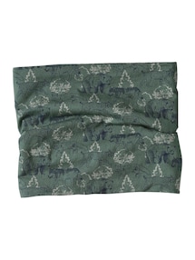 Jungen Snood mit Print, Teddyfleece-Futter