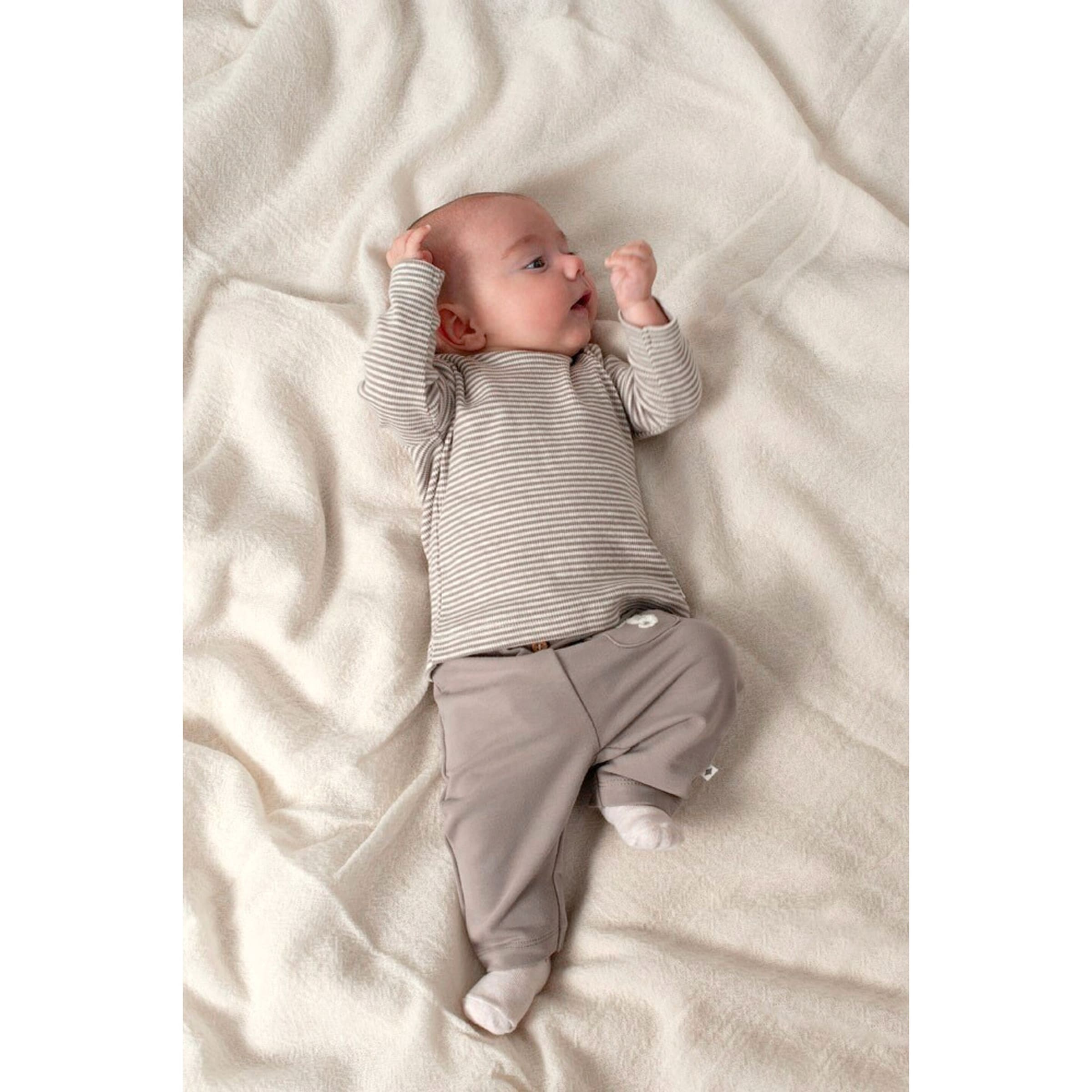 Shirt langarm Ringel Rippqualität