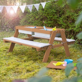 Kindersitzgarnitur Outdoor + mit Spielwannen und Bankkissen Little Stars 