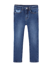 Mädchen Slim-Jeans, Hüftweite SLIM