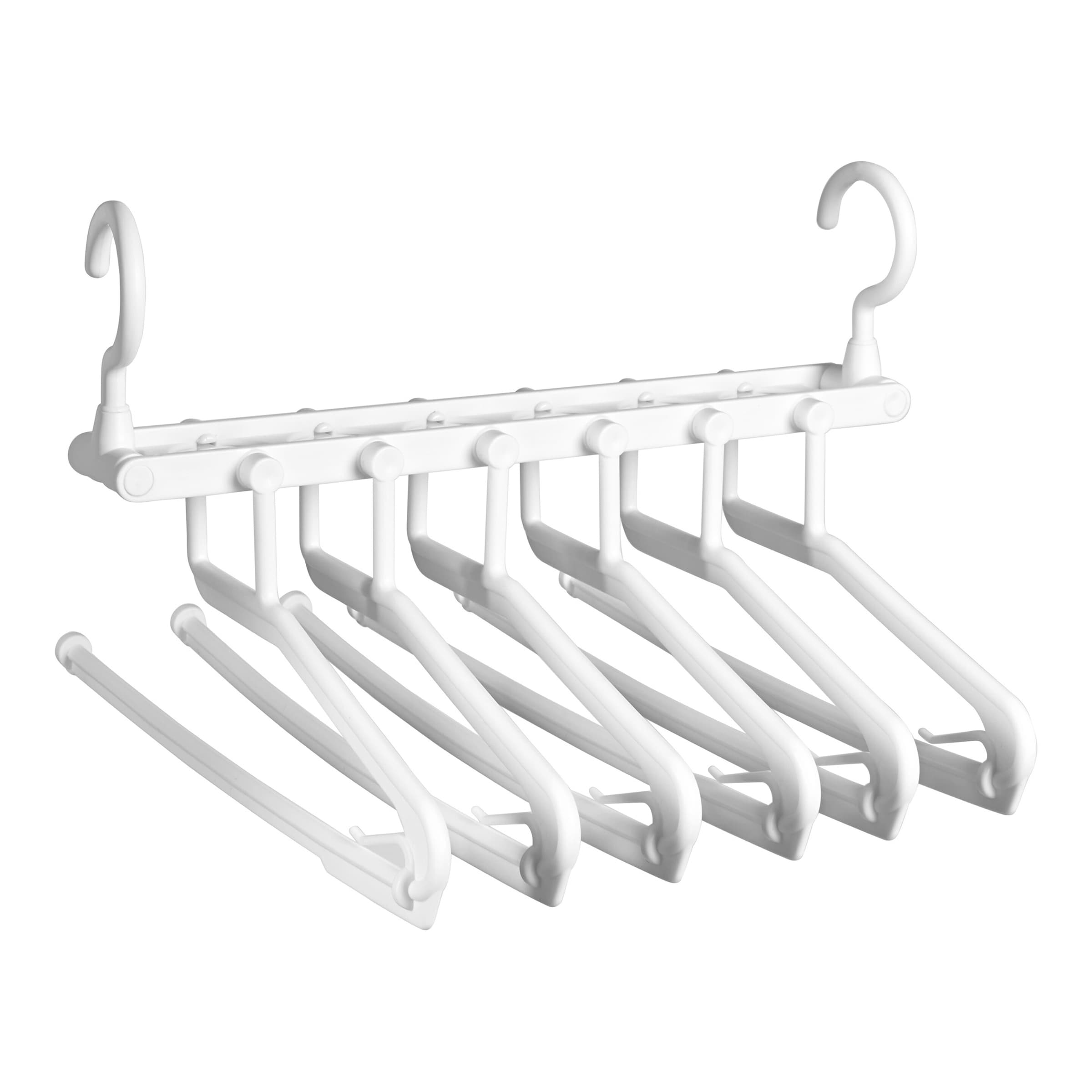 Hosenkleiderbügel "Multi" weiss